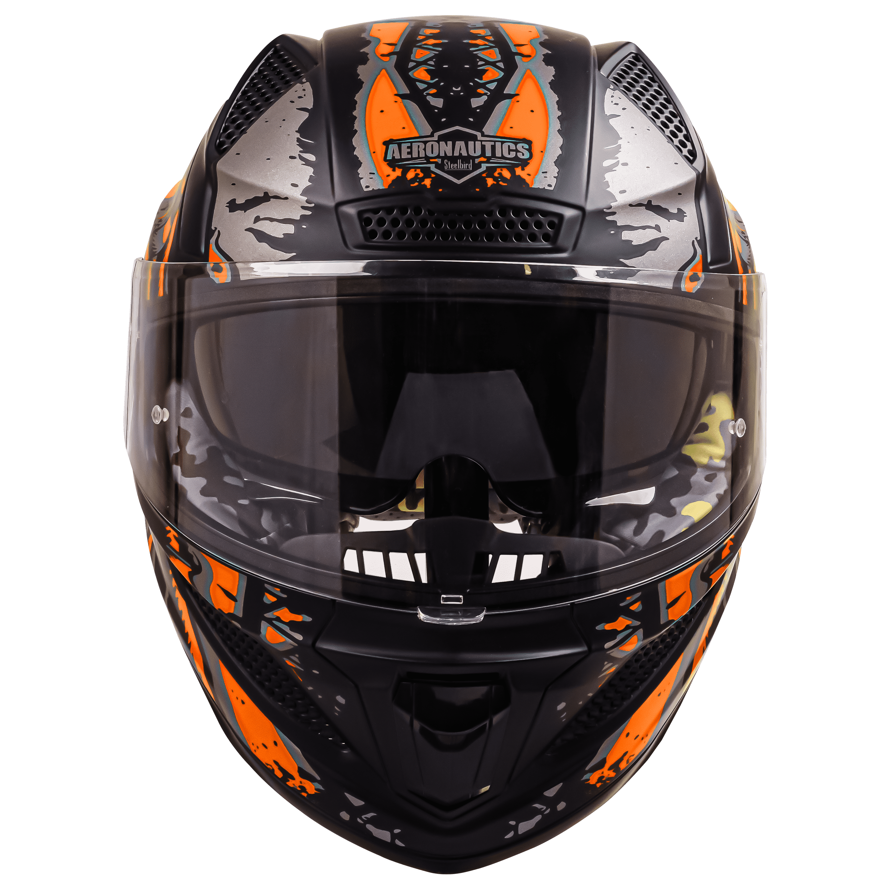 SBH-25 ISS PREDATOR GLOSSY BLACK WITH ORANGE